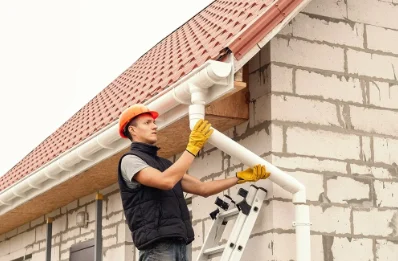 Pose et remplacement de gouttières à Trenal